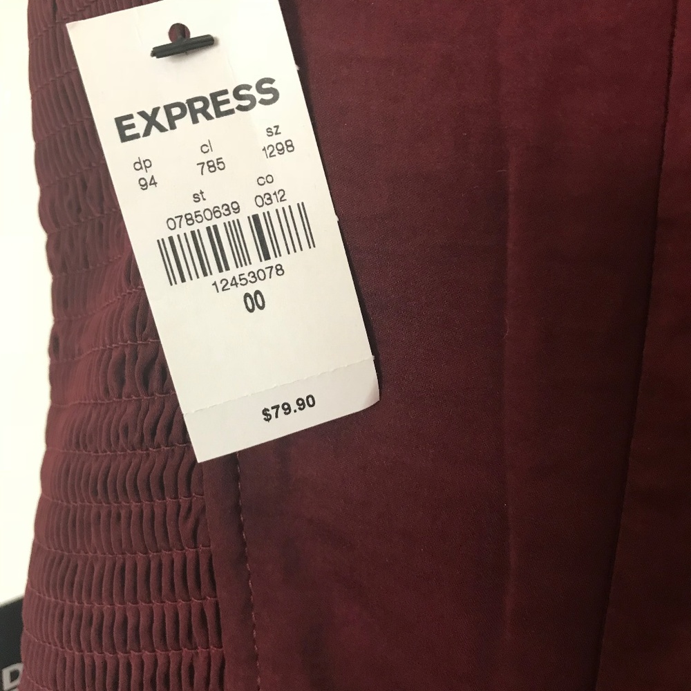 NWT Wine Jumpsuit - Picture 3 of 6